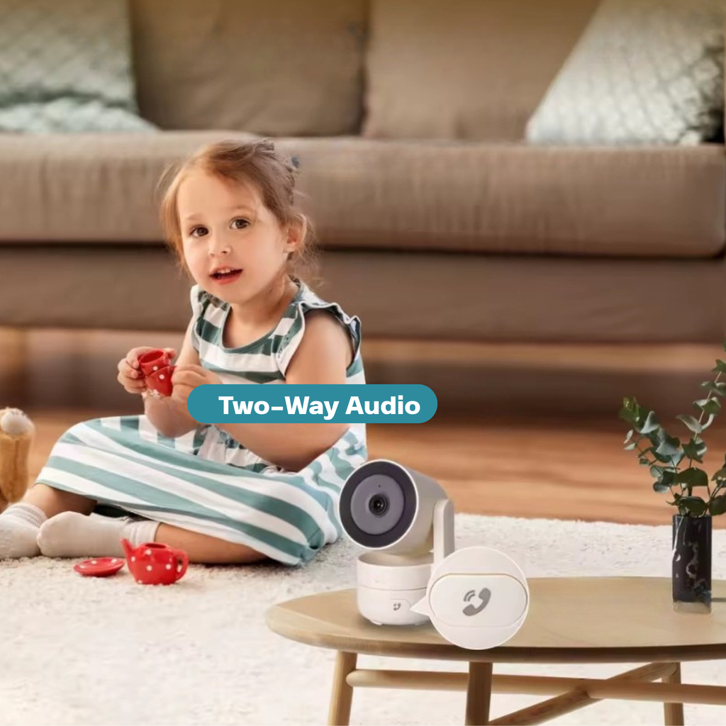 Smart Pan-Tilt Indoor Security Camera – 4MP HD Night Vision