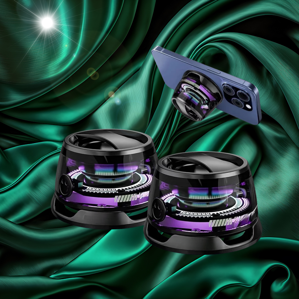 Magnetic Bluetooth Speaker – RGB Light & Clear Stereo Sound
